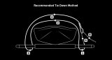 Rhino-Rack Rapid Tie Down Straps w/Buckle Protector - 3.5m/11.5ft - Pair - Black thumbnail 7