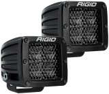 Rigid Industries D Series PRO Midnight Edition - Spot - Diffused - Pair thumbnail 1