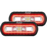 Rigid Industries SR-L Series Surface Mount LED Spreader Pair w/ Amber Halo - Universal thumbnail 1
