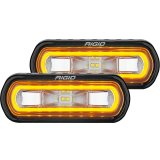 Rigid Industries SR-L Series Surface Mount LED Spreader Pair w/ Amber Halo - Universal thumbnail 2