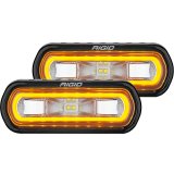 Rigid Industries SR-L Series Surface Mount LED Spreader Pair w/ Amber Halo - Universal thumbnail 3