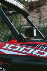 Rigid Industries 2014-2015 Polaris RZR XP1000 Single A Pillar D/DXL/SR-M/SR-Q-Series Mount Bracket thumbnail 3
