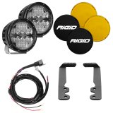 Rigid Industries 2022+ Toyota Tundra 6in. 360-Series A-Pillar Lighting Kit thumbnail 3