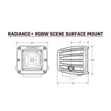 Rigid Industries Radiance+ Scene RGBW Surface Mount - Pair thumbnail 3