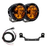 Rigid Industries 2017+ Polaris Pro R/Turbo R Revolve Amber PRO Grille Light Kit thumbnail 2