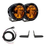 Rigid Industries 2017+ Polaris Pro R/Turbo R Revolve Amber PRO Grille Light Kit thumbnail 3