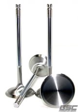 GSC P-D Audi V10 5.2L 27mm Head STD 101.8mm Long Chrome Polished Alloy Exhaust Valve - Set of 10 thumbnail 1