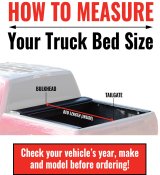 LEER 2016+ Toyota Tacoma Double Cab HF350M 5Ft 2In Tonneau Cover - Folding Compact Short Bed thumbnail 9