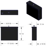 Tuffy Laptop Computer Lockbox W/ Keyed Lock thumbnail 5