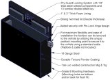 Tuffy Laptop Computer Lockbox W/ Keyed Lock thumbnail 6