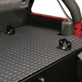 Tuffy 4Ftx3Ft Black Diamond Plate Vinyl Mat thumbnail 2