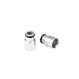 Injector Dynamics +12mm Clear Anodize Bottom Adapter 14mm Lower O-Ring thumbnail 1