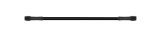 Goodridge 16in Universal Brake Line Assembly w/Black Zinc Fittings & Black Hose thumbnail 1