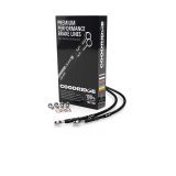 Goodridge 11-16 Harley-Davidson FXST (w/ABS) Black Front Brake Line w/Clear Fitting thumbnail 2