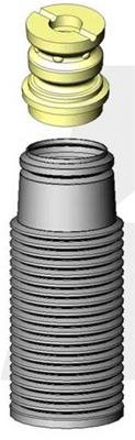 KYB Shocks & Struts Strut Boots Rear BMW 320 Series 1977-83 VOLKSWAGEN Jetta 1980-84 VOLKSWAGEN Rabb thumbnail 2