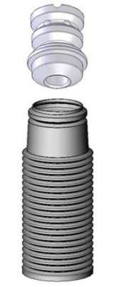 KYB Shocks & Struts Strut Boots Front HYUNDAI Excel 1990-94 HYUNDAI Scoupe 1991-95 MITSUBISHI Precis thumbnail 3