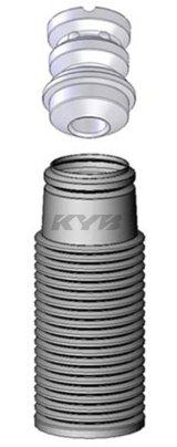 KYB Shocks & Struts Strut Boots Front HYUNDAI Excel 1990-94 HYUNDAI Scoupe 1991-95 MITSUBISHI Precis thumbnail 5