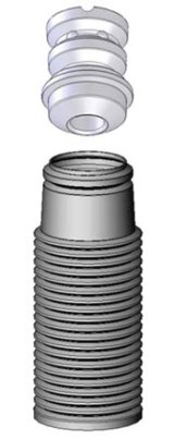KYB Shocks & Struts Strut Boots Front HYUNDAI Excel 1990-94 HYUNDAI Scoupe 1991-95 MITSUBISHI Precis thumbnail 9