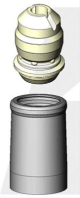 KYB Shocks & Struts Strut Boots Front AUDI A4 1995-10 AUDI A6 1998-10 AUDI A8 1997-03 AUDI RS4 2007- thumbnail 1