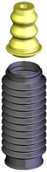 KYB Shocks & Struts Strut Boots Front & Rear ACURA RDX 2007-11 ASUNA Sunfire 1993-94 AUDI 80/90 Seri thumbnail 3