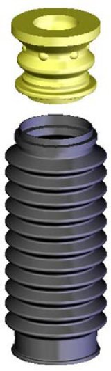 KYB Shocks & Struts Strut Boots Front & Rear ACURA MDX 2001-06 ACURA RSX 2002-04 ACURA RSX 2005-06 A thumbnail 3