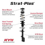 KYB Shocks & Struts Strut Plus Front Left Nissan Sentra 2006-2002 thumbnail 7