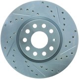 StopTech Select Sport 06-17 Volkswagen Jetta Slotted & Drilled Front Left Rotor thumbnail 5
