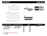 StopTech Performance 01-05 Miata w/ Sport Suspension Rear Brake Pads D891 thumbnail 2