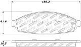 StopTech Sport Brake Pads w/Shims and Hardware - Front thumbnail 1