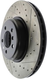 StopTech Sport Drilled & Slotted Rotor - Rear Left thumbnail 4
