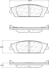 StopTech Street Brake Pads - Front/Rear thumbnail 1