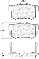 StopTech Street Select Brake Pads - Front/Rear thumbnail 1