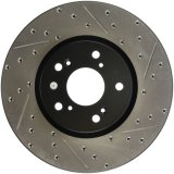 StopTech 04-08 Acura TL (Brembo Caliber) SportStop Slotted & Drilled Left Front Rotor thumbnail 2