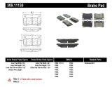 StopTech Performance 06 Lexus GS300/430 / 07-08 GS350 / 06-08 IS250/350 Rear Brake Pads thumbnail 2