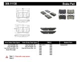 StopTech Performance 06 Lexus GS300/430 / 07-08 GS350 / 06-08 IS250/350 Rear Brake Pads thumbnail 8