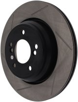 StopTech Power Slot 01-07 BMW M3 (E46) / 00-04 BMW M5 (E39) Rear Right Slotted Rotor thumbnail 4
