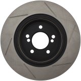 StopTech Power Slot 01-07 BMW M3 (E46) / 00-04 BMW M5 (E39) Rear Right Slotted Rotor thumbnail 5
