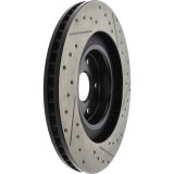 StopTech 13-18 Lexus GS350 Slotted & Drilled Front Right Rotor thumbnail 2