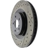 StopTech 13-18 Lexus GS350 Slotted & Drilled Front Right Rotor thumbnail 4