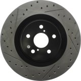 StopTech 13-18 Lexus GS350 Slotted & Drilled Front Right Rotor thumbnail 5