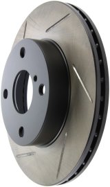 StopTech Power Slot 89-93 Mazda Miata SportStop Slotted Front Right Rotor thumbnail 4