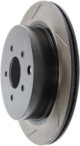 StopTech Power Slot 03-09 Infiniti FX35/FX45/Nissan Murano SportStop Slotted Rear Right Rotor thumbnail 4