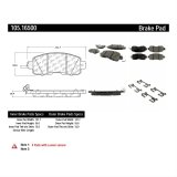 Posi-Quiet Ceramic Brake Pads Front 2013-2015 Nissan Altima thumbnail 1