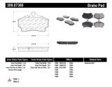 StopTech Performance 97-04 Porsche Boxster / 00-08 Boxster S / 98-08 911 Rear Brake Pads thumbnail 2