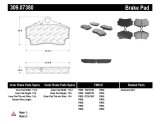 StopTech Performance 97-04 Porsche Boxster / 00-08 Boxster S / 98-08 911 Rear Brake Pads thumbnail 8