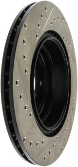 StopTech 06 BMW 330 / 07-09 BMW 335 Slotted & Drilled Left Rear Rotor thumbnail 1