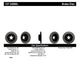 StopTech 06 BMW 330 / 07-09 BMW 335 Slotted & Drilled Left Rear Rotor thumbnail 3