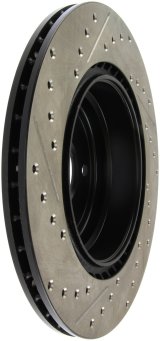 StopTech 06 BMW 330 / 07-09 BMW 335 Slotted & Drilled Left Rear Rotor thumbnail 6