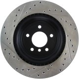 StopTech 06 BMW 330 / 07-09 BMW 335 Slotted & Drilled Left Rear Rotor thumbnail 8