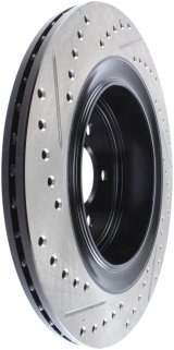 StopTech 09 Infiniti FX50 SportStop Slotted & Drilled Rear Left Rotor thumbnail 5